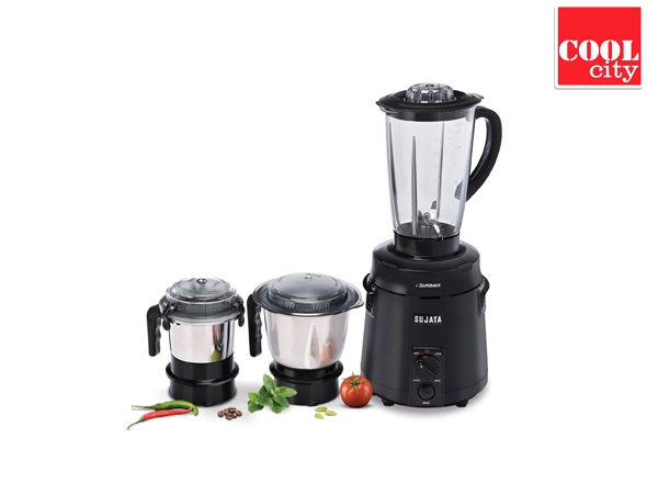 SUJATA  - 3 JAR MIXER SUPERMIX -BLACK